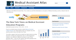 Desktop Screenshot of medicalassistantatlas.com
