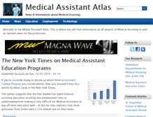 Tablet Screenshot of medicalassistantatlas.com